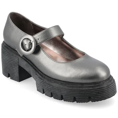 Journee Collection Women's Tru Comfort Foam Zarynn Pumps In Silver
