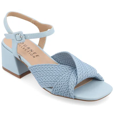 Journee Collection Women's Tru Comfort Foam Zerlina Sandals In Blue