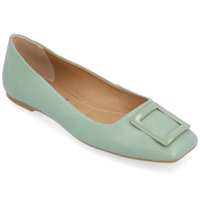 Journee Collection Women's Tru Comfort Foam Zimia Flats In Green