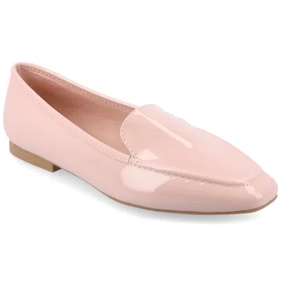 Journee Collection Women's Tullie Square Toe Loafers In Pink