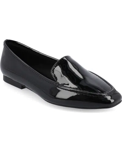 Journee Collection Women's Tullie Square Toe Loafers In Black
