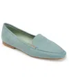 Journee Collection Tullie Womens Square Loafers In Green