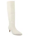 Journee Collection Tullip Kitten Heel Boot- Wide Width & Wide Calf In Bone