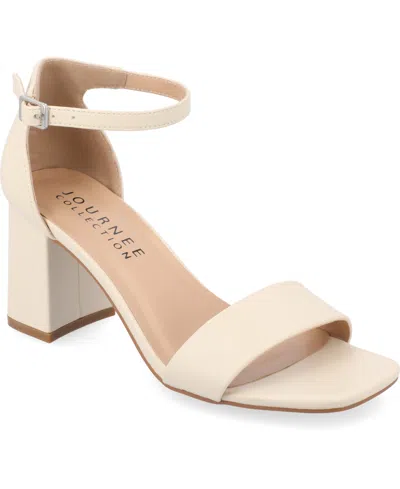 JOURNEE COLLECTION WOMEN'S VALENNCIA ANKLE STRAP SANDALS