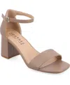 Journee Collection Collection Women's Wide Width Supernatural Tru Comfort Foam Valenncia Pumps Cool Shades In Rosewood