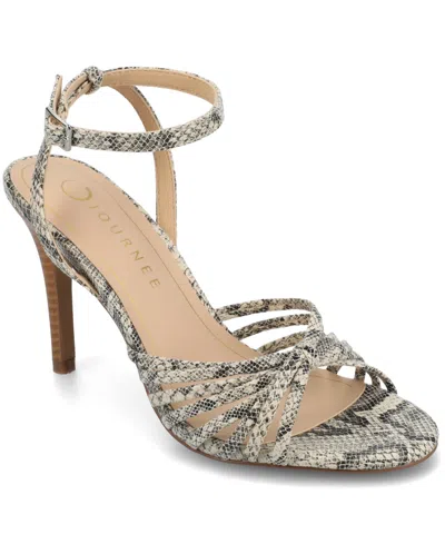 JOURNEE COLLECTION WOMEN'S VANITA STILETTO STRAPPY DRESS SANDALS