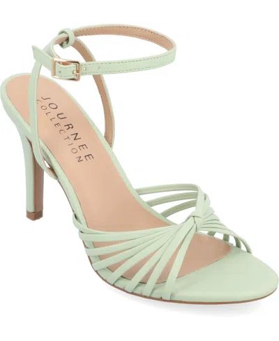 JOURNEE COLLECTION WOMEN'S VANITA STILETTO STRAPPY DRESS SANDALS