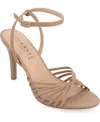 Journee Collection Vanita Stiletto Sandal In Taupe
