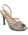 Journee Collection Varra Slingback Sandal In Snake