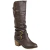 Journee Collection Women's Wide Width Wide Calf Late Boot In Multi