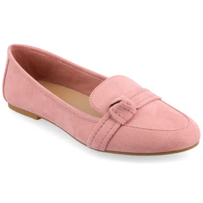 Journee Collection Women's Wide Width Marci Flat In Pink