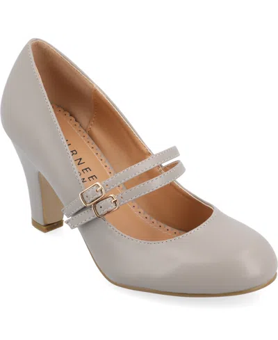 JOURNEE COLLECTION WOMEN'S WINDY DOUBLE STRAP MARY JANE PUMPS