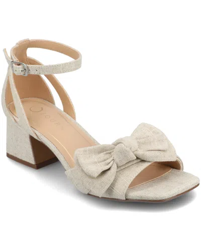 JOURNEE COLLECTION WOMEN'S ZEVI BLOCK HEEL DRESS SANDALS