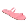 Journee Collection Womens Adyrae Flat Sandals In Pink