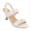 Journee Collection Womens Amaree Heeled Sandals In White