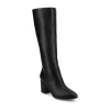 Journee Collection Womens Ameylia-xwc Extra Wide Calf Block Heel Dress Boots In Black