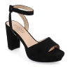 Journee Collection Womens Block Heel Nairri Pumps In Black