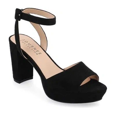 Journee Collection Womens Block Heel Nairri Pumps In Black