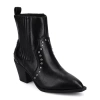 Journee Collection Journee Womens Braylee Studded Western Ankle Booties In Black