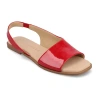 Journee Collection Womens Brinsley Slingback Strap Flat Sandals In Red