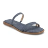 Journee Collection Womens Brisa Flat Sandals In Blue