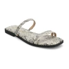 Journee Collection Womens Brisa Flat Sandals In Gray