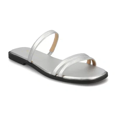 JOURNEE COLLECTION WOMENS BRISA FLAT SANDALS