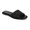 Journee Collection Womens Brodie Flat Sandals In Black