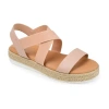Journee Collection Womens Caroline Wedge Sandals In Pink