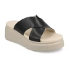 Journee Collection Womens Cathie Slide Sandals In Black