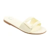 Journee Collection Womens Clair Slide Sandals In White