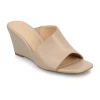 Journee Collection Womens Clementine Wedge Sandals In Neutral