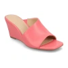 Journee Collection Womens Clementine Wedge Sandals In Pink