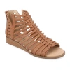 Journee Collection Womens Delilah Gladiator Sandals In Brown