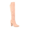 Journee Collection Womens Dominga Wide Calf Block Heel Riding Boots In Pink