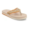 Journee Collection Womens Eloddie Flip-flops In Neutral