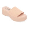 Journee Collection Womens Emani Heeled Sandals In Pink