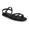 Journee Collection Womens Flat Sandals In Black