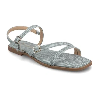 JOURNEE COLLECTION WOMENS FLAT SANDALS