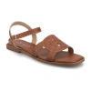 Journee Collection Womens Flat Sandals In Brown
