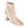 Journee Collection Womens Hazara-wd Block Heel Booties In Brown