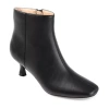 Journee Collection Womens Kelssa Kitten Heel Booties In Black