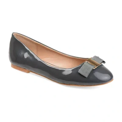 Journee Collection Womens Kim Ballet Flats In Gray