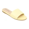 Journee Collection Womens Kolinna Flat Sandals In Yellow