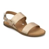 Journee Collection Womens Lavine Slingback Strap Flat Sandals In Neutral