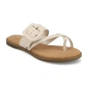 Journee Collection Womens Layra Slide Sandals In White