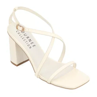 JOURNEE COLLECTION WOMENS LENORRA HEELED SANDALS
