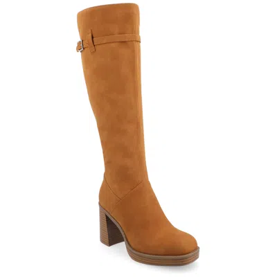 Journee Collection Womens Letice Tru Comfort Foam Platform Square Toe Boots In Green