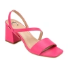Journee Collection Womens Lirryc Heeled Sandals In Pink