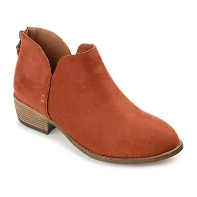 JOURNEE COLLECTION WOMENS LIVVY BLOCK HEEL BOOTIES
